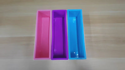 Cold Process Soap Silicone Mold 1200g Wood Frame with Wooden Lid