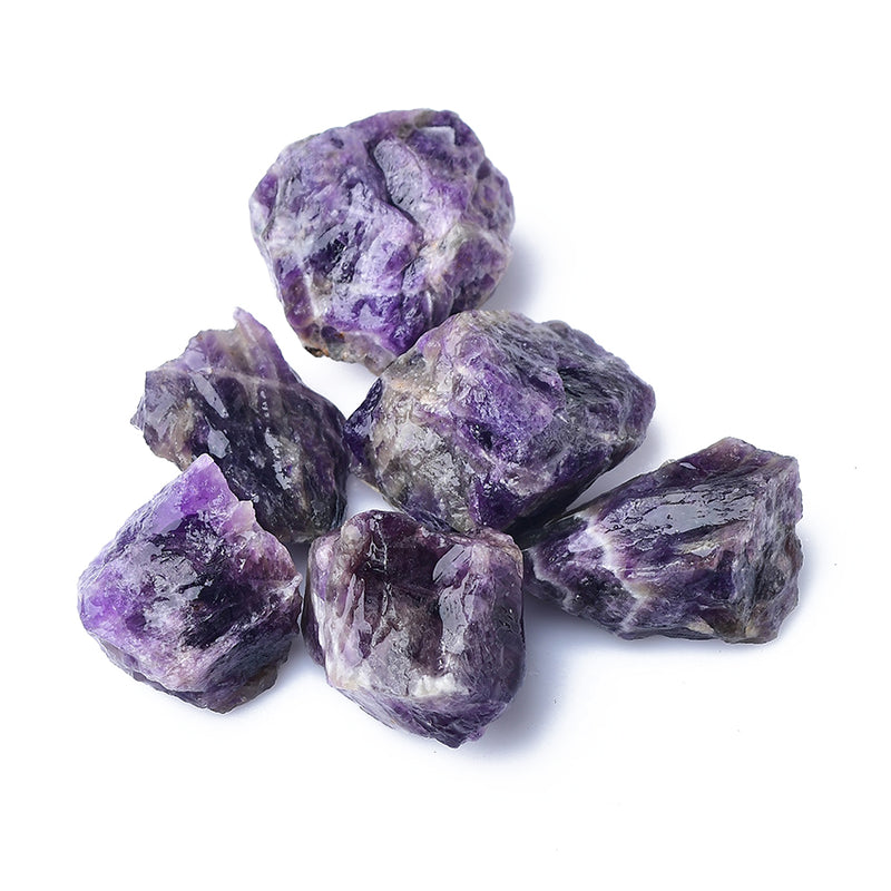 天然深紫晶原石 精油擴香石 3~5cm Amethyst Quartz