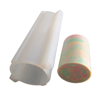 手工皂矽膠模具 圆柱形直徑6.5cm 容量700克