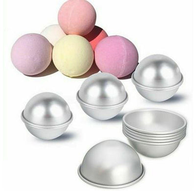 沐浴氣泡彈 DIY 泡泡浴鹽球 球形 易用鋁製模具
