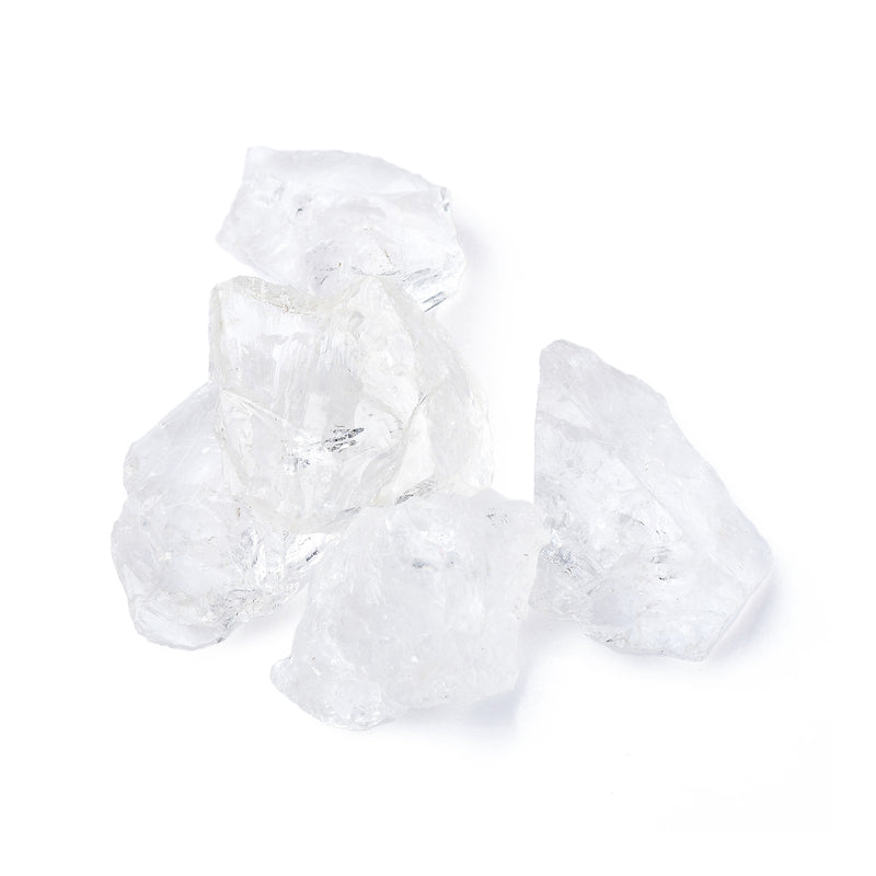 天然阿赛白水晶原石 精油擴香石 3~5cm White Azeztulite
