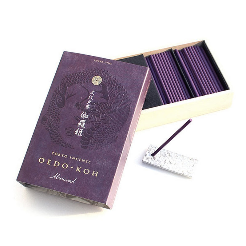 日本大江戶香 OEDO-KOH 伽羅姬 香薰線香 60支 附香立 傳統日本工藝
