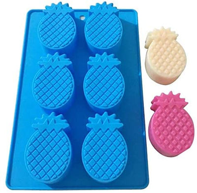 手工皂菠蘿造形矽膠模具 (6入)