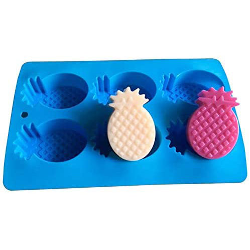 手工皂菠蘿造形矽膠模具 (6入)