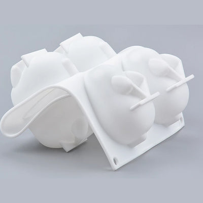 手工皂 3D 可愛免仔矽膠模具 (6入)